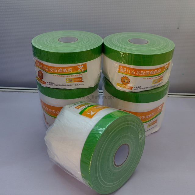 Time Saving Masking Film with Tape