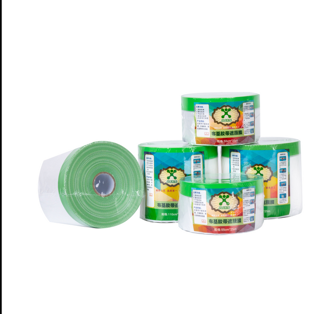 Masking Film with Duct Tape
