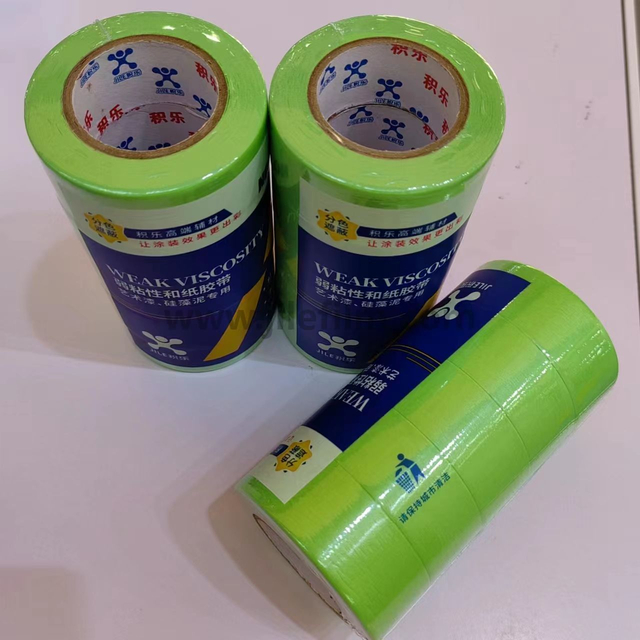 Low Sticky Masking Tape for Diatom Mud Coating