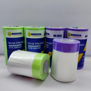 Low Tack Washi Masking Tape with Masking Film