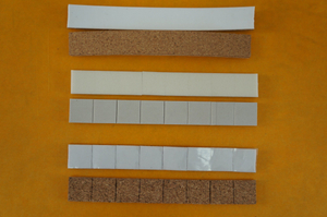 Cork Shipping Pads with Self-Adhesive Foam