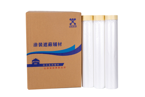 High Temperature Resistant Masking Film with Crepe Tape
