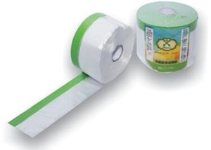 Duct Tape Masking Film Quick Mask Poly with Tape Speedy Mask Time Saving Masking Film with Duct Tape Painter′s Masking Film Drop Cloth for Outdoor Painting