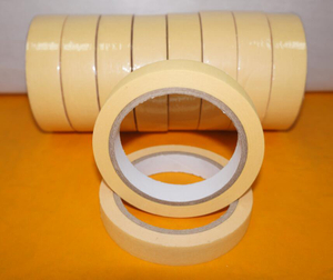 Light Yellow Crepe Tape for Car Painting