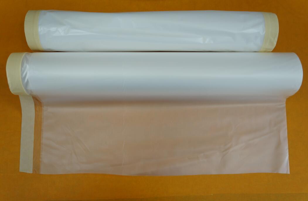 pre-taped masking film
