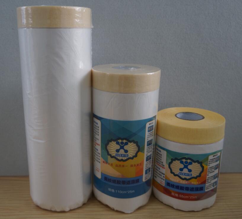 pre-taped masking film