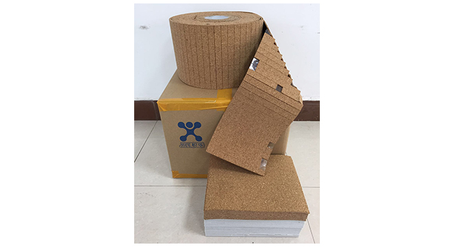 glued cork pads