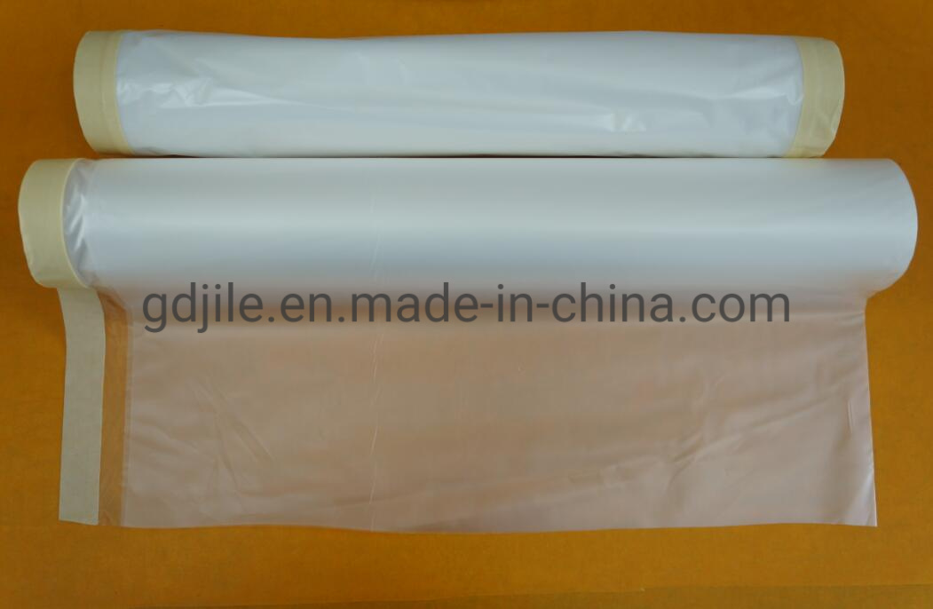 Pre Tape Roll Masker with One Side Paper Masking Tape