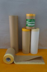 Masking Paper with Tape