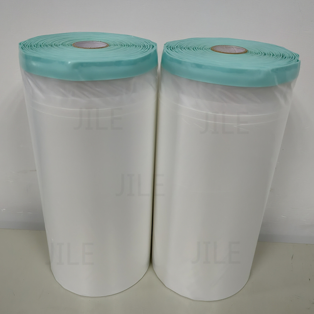 180 Celsius Resistant Masking Film for Car Painting