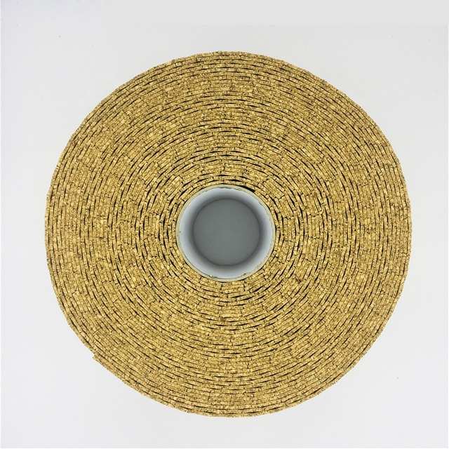 Adhesive Glass Cork Pads 18*18*4mm on Rolls