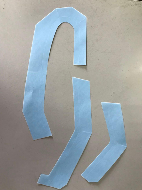 Die Cuts PVC Tape for Car Painting Application