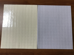 17*17*1.5+1mm Glass Protecting Separator Static PE Felt Pads with Cling Foam Buttons