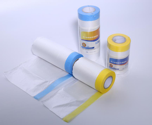 HDPE Film with Masking Tape for House Painting