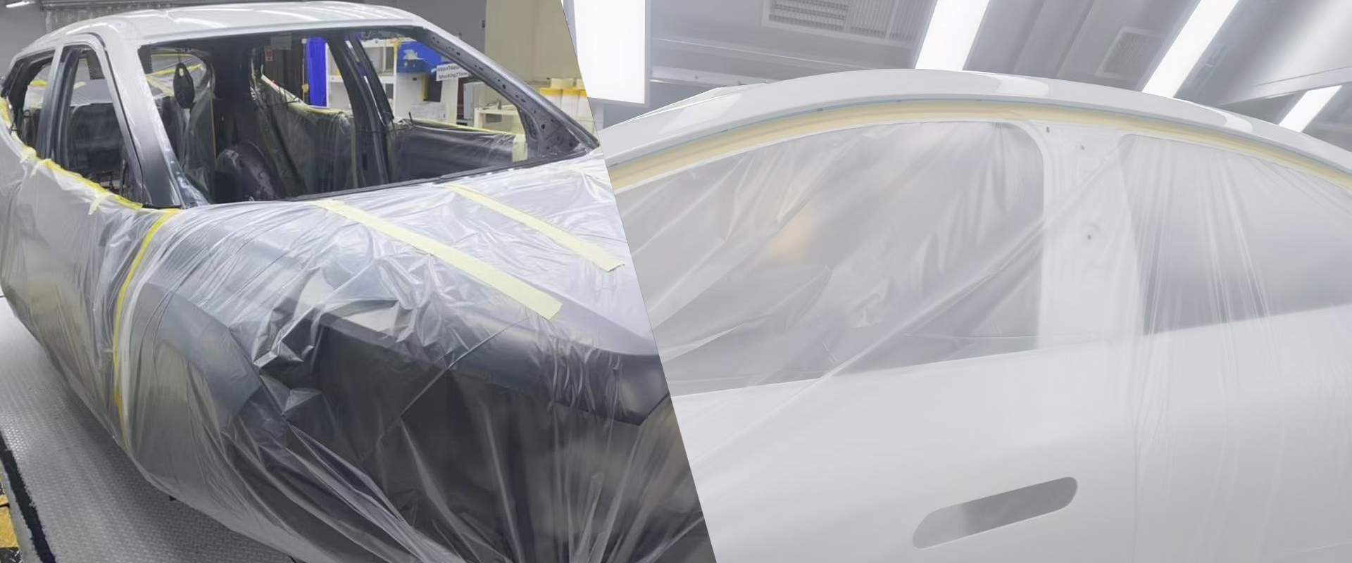 Pre-taped Masking Film