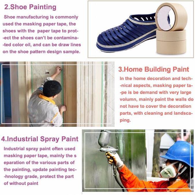 crepe paper for masking tape
