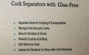 Cork Tabs with Glue Free